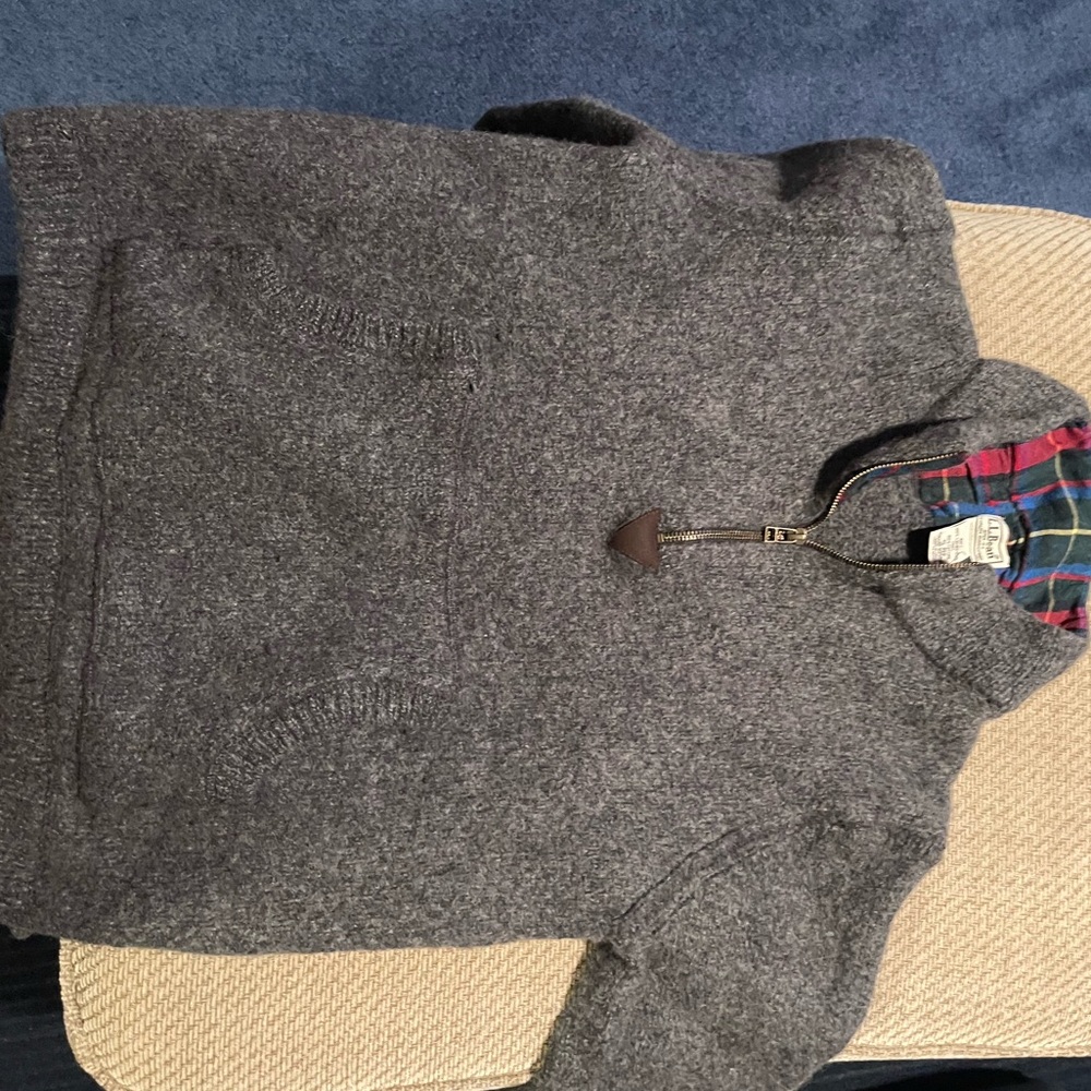 LL BEAN WARM QUARTERZIP